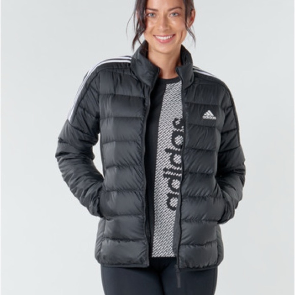 Adidas Women's Black Puffer Jacket